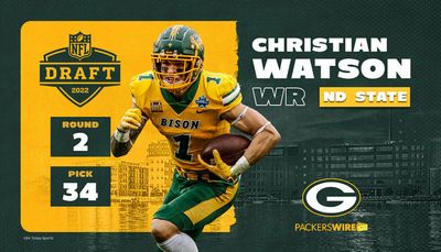 Packers trade up, select North Dakota WR Christian Watson at No. 34 overall in 2022 NFL draft