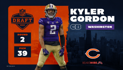 Bears select CB Kyler Gordon with 39th overall pick in NFL draft
