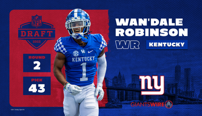 2022 NFL draft: Giants select WR Wan’Dale Robinson in Round 2