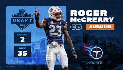 Twitter reacts to Titans’ surprising pick of CB Roger McCreary
