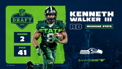 Kenneth Walker III selected in the second round of 2022 NFL draft by the Seattle Seahawks