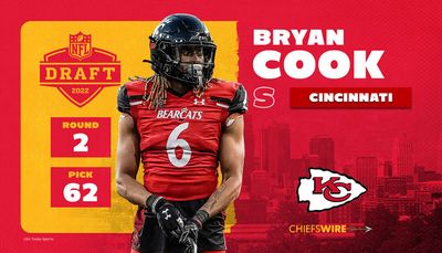 Chiefs select Cincinnati S Bryan Cook at pick No. 62