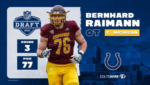 Bleacher Report believes Austrian OT Bernhard Raimann is an overlooked  addition to Indianapolis Colts