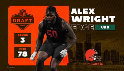 With the 78th pick, the Browns select DE Alex Wright