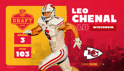 Chiefs select Wisconsin LB Leo Chenal at pick No. 103