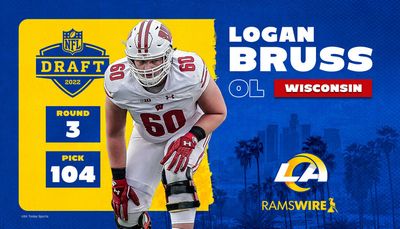 Rams select Wisconsin OL Logan Bruss with 104th pick in 2022 NFL draft