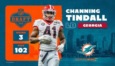 Georgia LB Channing Tindall taken in third round of 2022 NFL draft