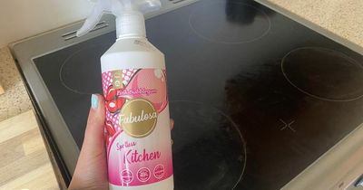 Fabulosa £1 kitchen spray left my dirty hob looking 'like a mirror'