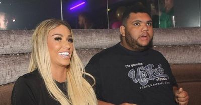 Overwhelmed Harvey Price swarmed by girls at first £6k club gig with mum Katie Price