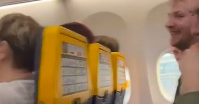 Ryanair passenger gives fellow flyers a laugh with his onboard announcement