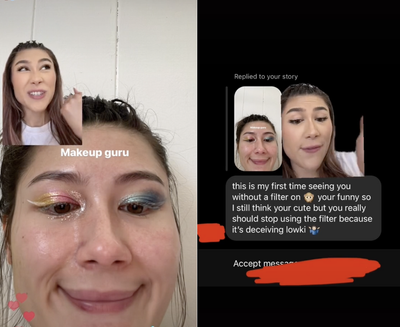Influencer Kirsten Titus reveals she got hateful messages from men after posting makeup photo