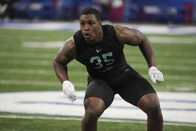 Chris Grier shares why Dolphins targeted Channing Tindall in the draft