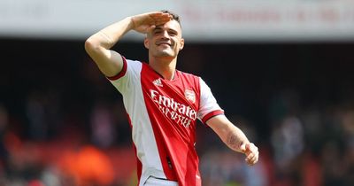 Granit Xhaka proves Mikel Arteta right as Arsenal star beats Mohamed Elneny to award