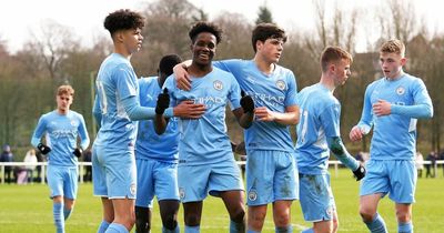 Manchester City U18s thrash Newcastle 13-0 to celebrate winning title