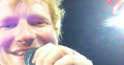 Ed Sheeran fan gets more than he expected at Cork gig after phone thrown onto stage