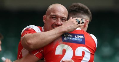 Wales international lifts trophy playing for village team at Principality Stadium after shedding nearly four stone