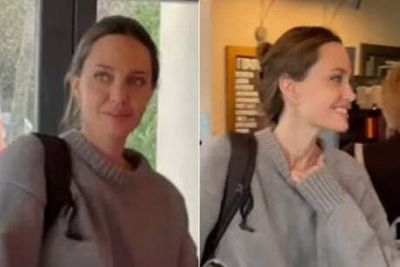 Oscar-winning actress Angelina Jolie visits Ukraine