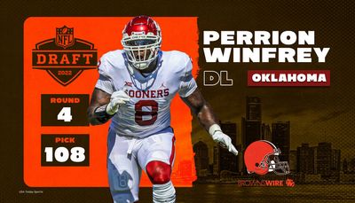 With pick #108, the Browns select DT Perrion Winfrey