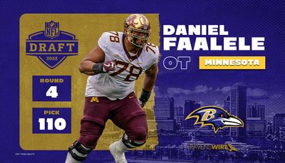 Ravens select OT Daniel Faalele at No. 110 overall in 2022 NFL draft