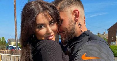 Chloe Ferry's boyfriend has huge tattoo of her name inked on his neck in Arabic