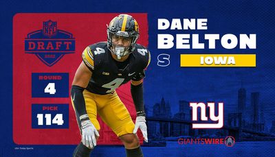 2022 NFL draft: Giants select S Dane Belton in Round 4