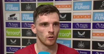 Andy Robertson hails "different class" Liverpool trio that shined against Newcastle