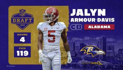 Ravens select CB Jalyn Armour-Davis at No. 119 overall in the 2022 NFL draft