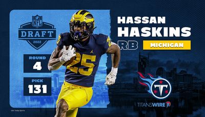 Titans select RB Hassan Haskins with 131st overall pick