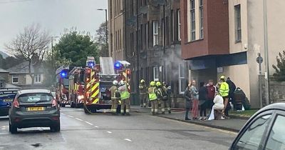 East Lothian firefighters in attendance at block of flats to tackle ongoing blaze