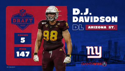 2022 NFL draft: Giants select DL D.J. Davidson in Round 5