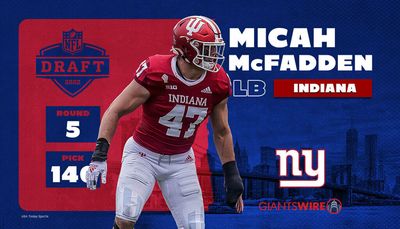 2022 NFL draft: Giants select LB Micah McFadden in Round 5