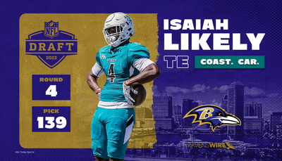 Ravens select TE Isaiah Likely at No. 139 overall in 2022 NFL draft