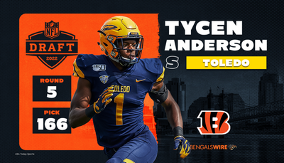 Bengals trade up, select Toledo S Tycen Anderson in fifth round of 2022 NFL draft