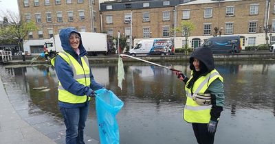 Ukrainian community in Ireland praised after wonderful gesture as they clean up Dublin canals