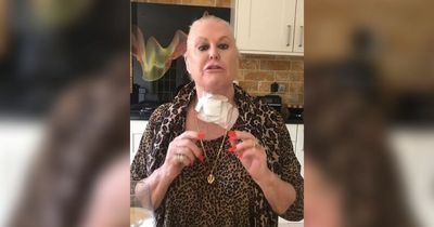 Kim Woodburn issues health update after she had 'hole cut in throat' during operation