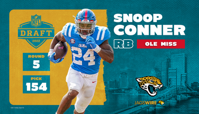 Jags trade up with Eagles to take RB Snoop Conner with pick No. 154