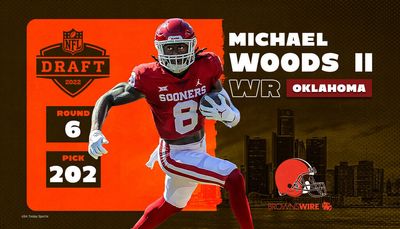 With pick #202, the Browns select WR Michael Woods II