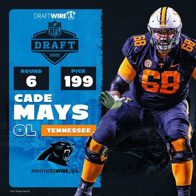 Panthers select Tennessee OL Cade Mays with 199th overall pick