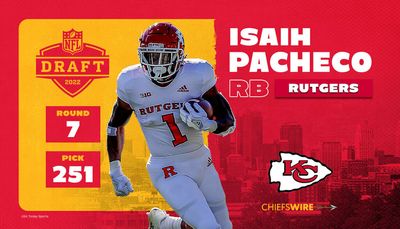 Chiefs select Rutgers RB Isaih Pacheco at pick No. 251