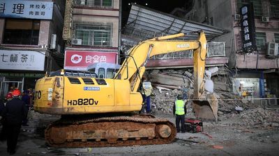 Building collapse in China's Hunan province leads to arrests as investigations into the cause continue