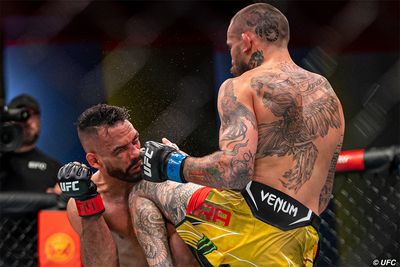 Relentless Marlon Vera loses statistical battle to Rob Font, but takes decision with Font a bloody mess