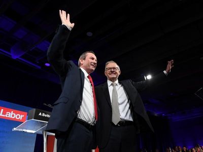 Albanese basks in McGowan's WA popularity