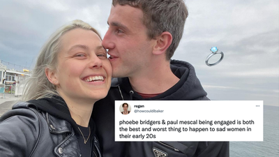 Paul Mescal & Phoebe Bridgers Appear To Be Engaged And Sorry To The Sad Bisexuals In The Chat