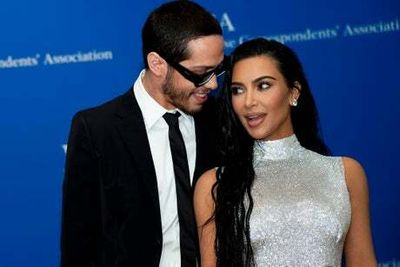 Kim Kardashian dazzles as she makes red carpet debut with boyfriend Pete Davidson