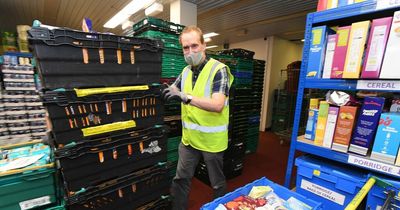 Food bank manager says people in full-time work are queuing up while wearing suits for emergency help