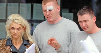 Bride spent wedding night in jail with new husband and best man after 'war zone' reception