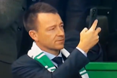 John Terry sports Celtic scarf as he enjoys 'bucket list' weekend for Rangers clash