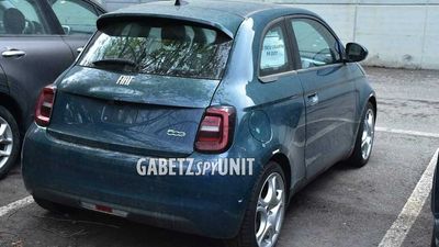 Abarth 500e Spy Shots Preview Electric Hot Hatch Arriving Soon
