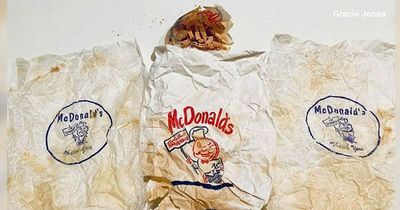 McDonald's from 1950s found during home restoration with fries still in bag