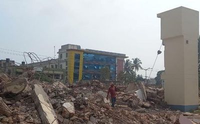 Taluk office demolished in Hassan